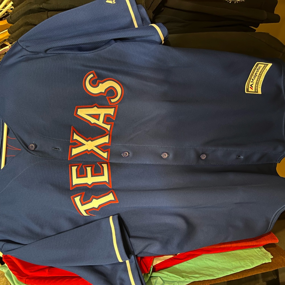 Texas Rangers #67 Golden Chick Jersey size XL